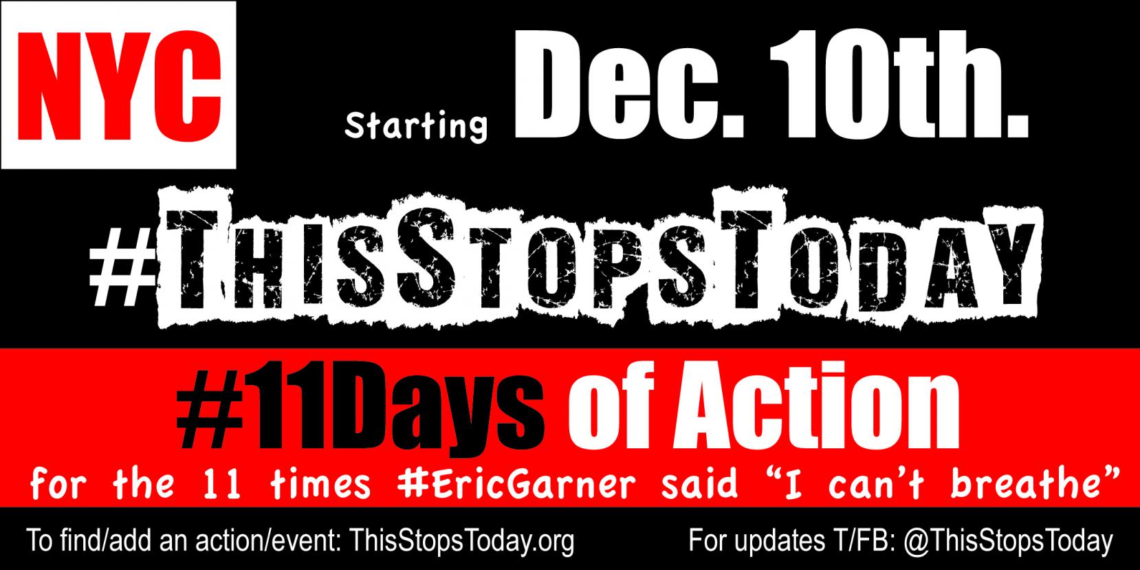 This Stops Today flyer