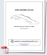 CCR's Cuba Travel Report